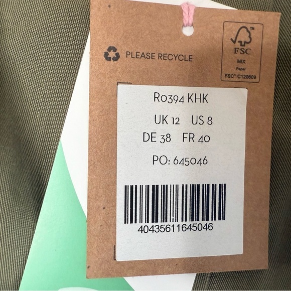 Boden Tencel Relaxed Shorts - Bermuda High Rise 8 US or 12 UK NEW 736 - Picture 2 of 3